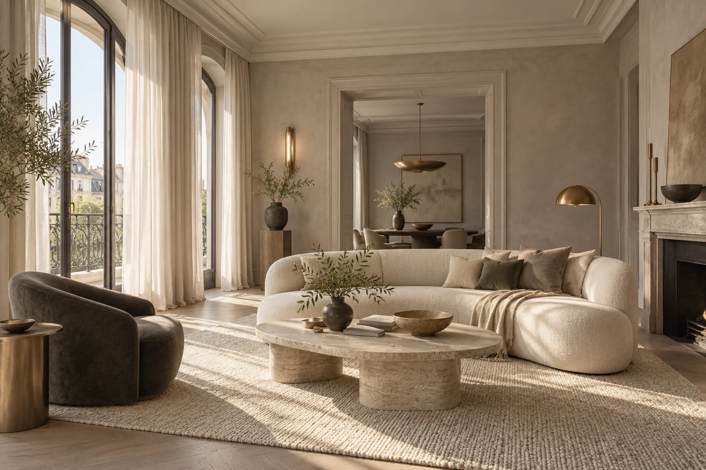 Világos nappali, a készülő homestaging weboldal illusztratív koncepciója